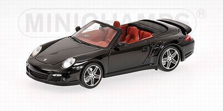 porsche 911 turbo cabrio - black 400065230 Модель 1:43