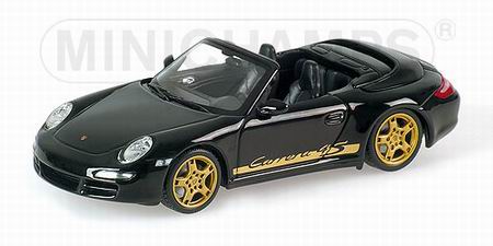 porsche 911 carrera 4s - black 400065331 Модель 1:43