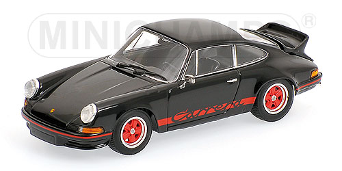 porsche 911 carrera rs 2,7 - 1972 - black w/ red 400065521 Модель 1:43