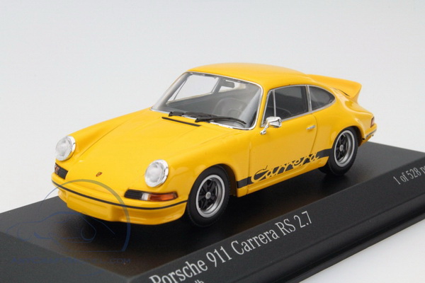 Модель 1:43 Porsche 911 Carrera RS 2,7 - yellow (L.E.528pcs)