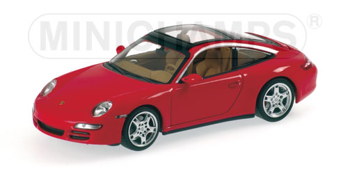 porsche 911 targa - red 400066160 Модель 1:43