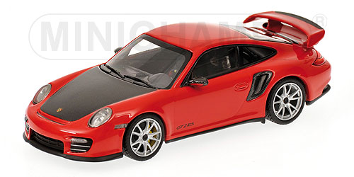 porsche 911 (997 ii) gt2 rs - red w/ silver wheels 400069408 Модель 1:43