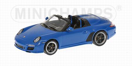 porsche 911 (997 ii) speedster - blue 400069530 Модель 1:43