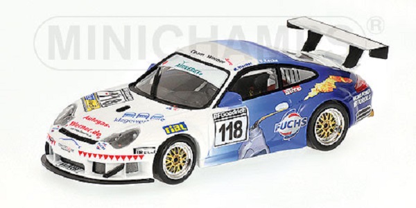 Модель 1:43 Porsche 911 GT3-RS 996 #118 VLN 2007 Werner - Koske