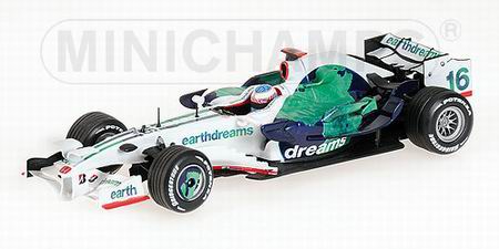 Модель 1:43 Honda Racing F1 Team RA 108 №16 (Jenson Button)