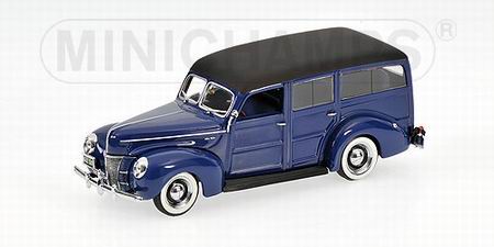Ford V8 Deluxe Woody STATIOWAGEN - blue