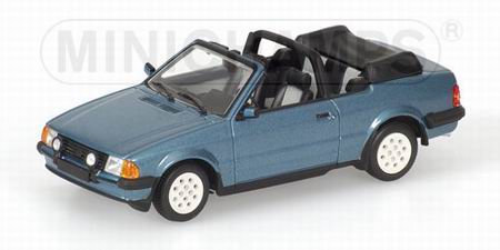 ford escort iii cabrio - blue met 400085030 Модель 1:43