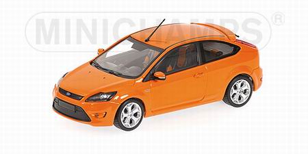 ford focus st - electric orange met 400087302 Модель 1:43