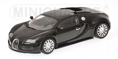 bugatti veyron - black met/black met 400110821 Модель 1:43