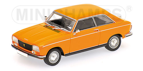 peugeot 304 coupe - orange 400112721 Модель 1:43