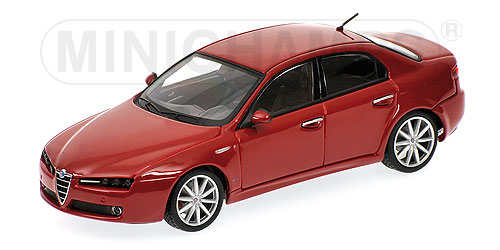 Модель 1:43 Alfa Romeo 159Ti - red (rosso alfa) (L.E.1008pcsa)