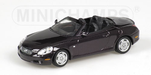 lexus sc 430 cabrioret - purple met 400166132 Модель 1:43