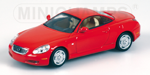 lexus sc 430 cabrioret - red 400166134 Модель 1:43