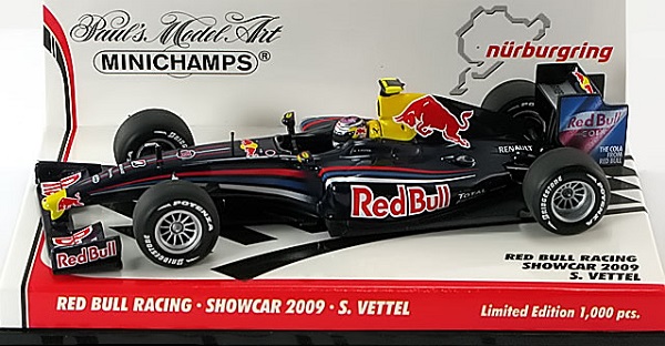 red bull racing showcar 2009 vettel special limited nürburgring edition 1000 pcs. 403090085 Модель 1:43
