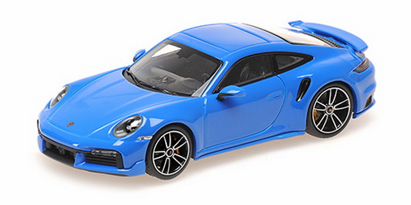 PORSCHE 911 (992) TURBO S COUPE SPORT DESIGN - 2021 - BLUE