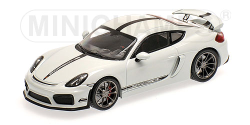 Модель 1:43 Porsche Cayman GT4 - white/black (L.E/336pcs)