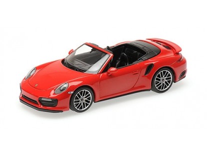 Модель 1:43 Porsche 911 (991.2) turbo S Cabrio - red