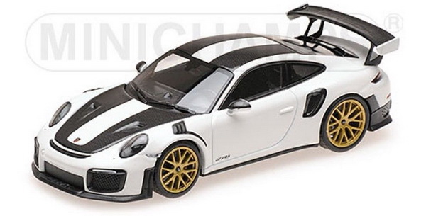 Модель 1:43 Porsche 911 (991.2) GT2RS - white (WEISSACHPAKET)