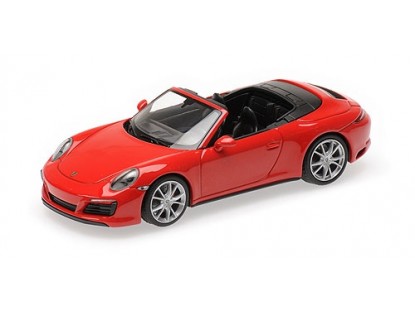 Porsche 911 (991.2) Carrera 4S Cabrio - red (L.E.336pcs) 410067230 Модель 1:43