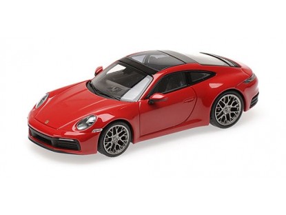 Модель 1:43 Porsche 911 (992) Carrera 4S - red (L.E.384pcs)