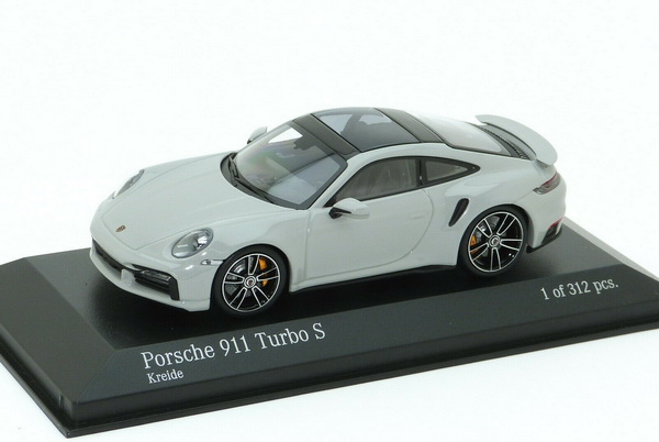 Модель 1:43 Porsche 911 (992) turbo S - grey (L.E.312pcs)