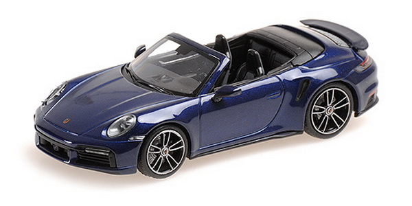 Porsche 911 (992) turbo S Cabrio - blue met (L.E.504pcs)