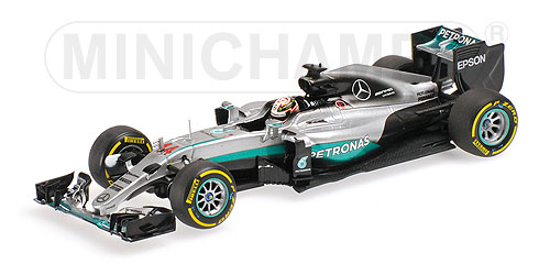 Модель 1:43 Mercedes-AMG Petronas F1 Team W07 Hybrid №44 Bahrain GP (Lewis Hamilton)