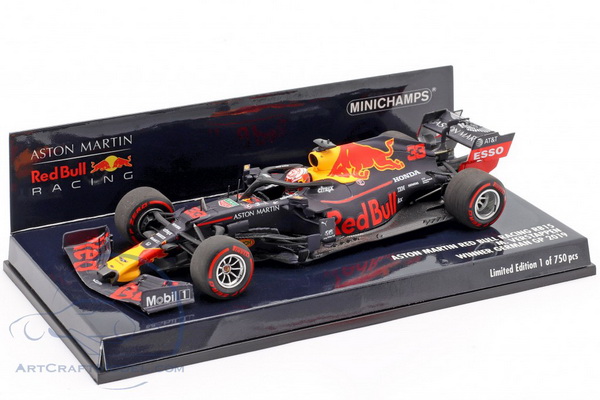 Модель 1:43 Aston Martin Red Bull Racing Honda RB15 №33 Winner German GP (Max Verstappen) (L.E.750pcs)