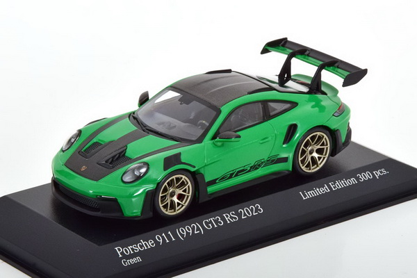 Porsche 911 (992) GT3 RS - 2023 - Green/Black (L.e. 300 pcs.) 413062111 Модель 1:43