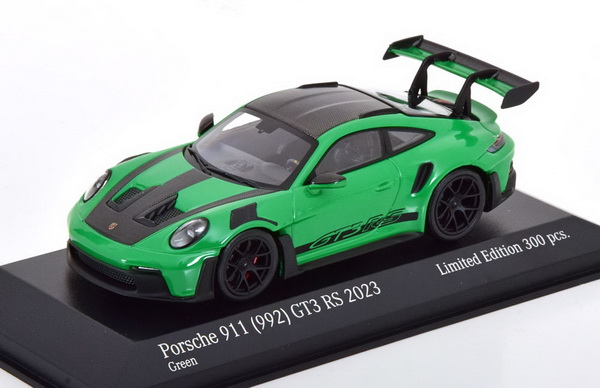 Porsche 911 (992) GT3 RS Weissach Package - 2023 - Green/carbon  (L.e. 504 pcs.)