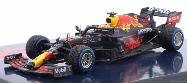 Модель 1:43 Red Bull RB16B Honda RA620H Team Aston Martin N 33 World Champion Winner Belgium GP Max Verstappen 2021 (L.e. 333 pcs.)
