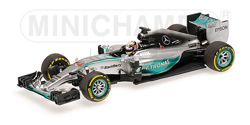 Модель 1:43 Mercedes-AMG Petronas F1 Team W06 Hybrid №44 Monaco GP (Lewis Hamilton)