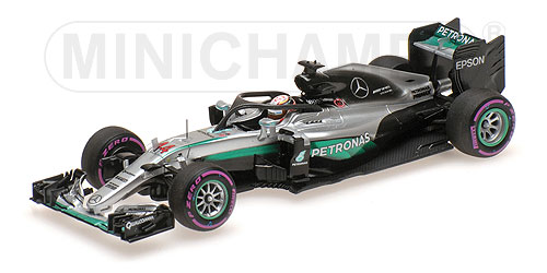 Модель 1:43 Mercedes-AMG Petronas F1 Team W07 Hybrid - HALO TESTING - SINGAPORE GP (Lewis Hamilton)