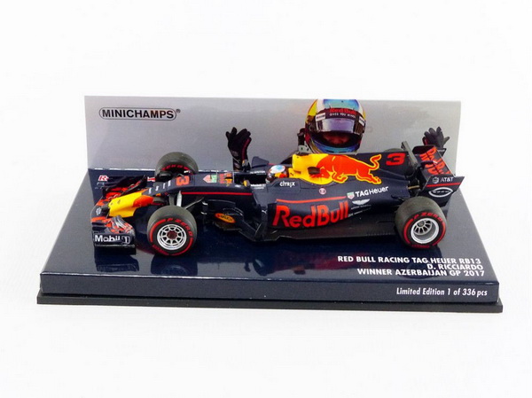 Модель 1:43 Red Bull Racing TAG-Heuer RB13 №3 Winner Azerbaijan GP (Daniel Ricciardo) (L.E.336pcs)