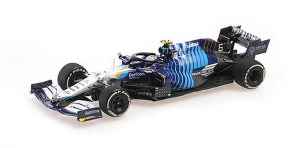 Модель 1:43 Williams Racing Mercedes FW43B - Nicholas Latifi- Saudi Arabian GP 2021 - L.e. 216 Pcs.