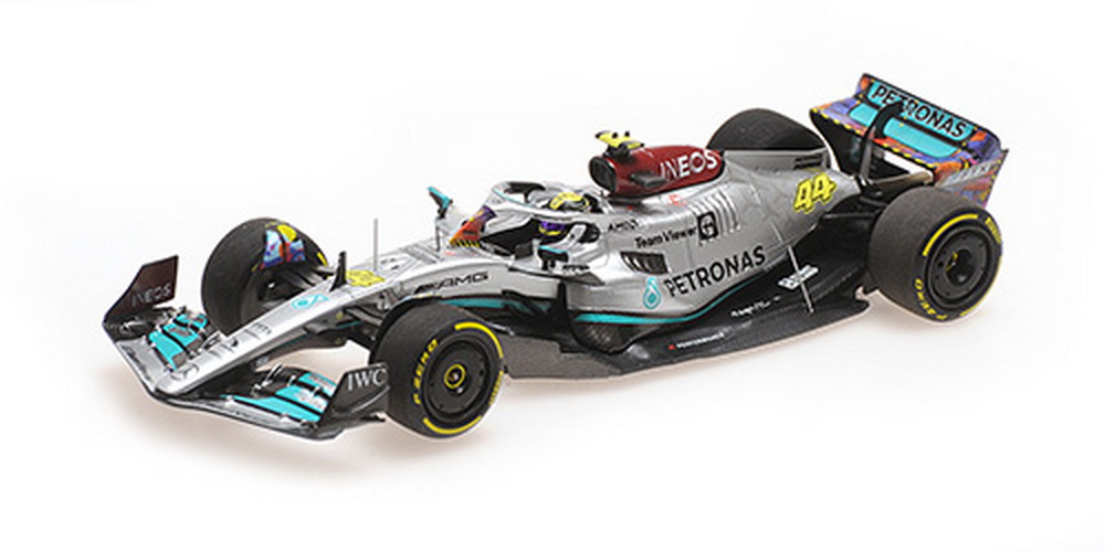 Mercedes-AMG Petronas Formula One Team F1 W13 E Performance - Lewis Hamilton - Miami GP 2022 417220544 Модель 1:43