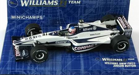 Модель 1:43 Williams BMW FW22 №10 (Jenson Button)