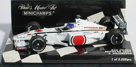 Модель 1:43 B.A.R. Honda Showcar (Jacques Villeneuve)