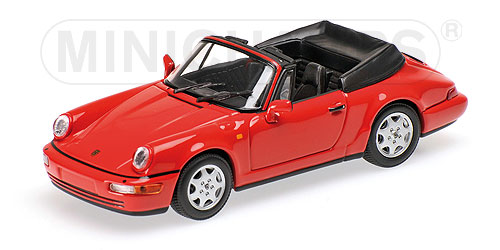porsche 911 carrera 2 cabrio - red 430067330 Модель 1:43