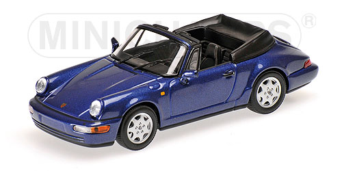 porsche 911 carrera 2 cabrio - blue met 430067331 Модель 1:43