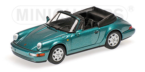 porsche 911 carrera 2 cabrio - turquoise (l.e.252pcs) 430067332 Модель 1:43