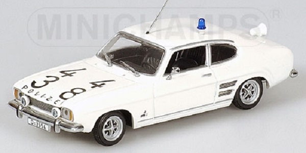 ford capri «polizei» - white 430085590 Модель 1:43