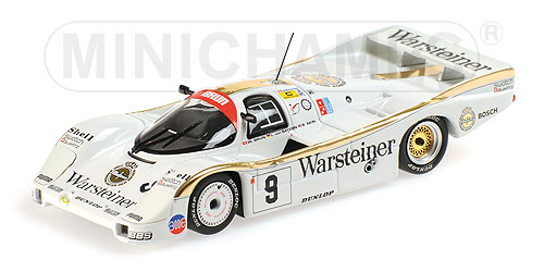 Porsche 956 №9 «Warsteiner» Team Brun MotorSport 24h Le Mans (Walter Brun - Leopold Prinz von Bayern - Bob Akin)