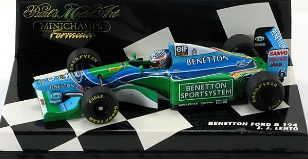Модель 1:43 Benetton Ford B194 №6 (Jyrki Juhani Järvilehto «J.-J.Lehto»)