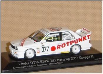 Модель 1:43 BMW M3 (E30) №377 Gr.H «Rotpunkt» Bergcup