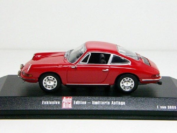 Модель 1:43 Porsche 911 rot Sondermodell von Auto Bild (L.E.3000pcs)