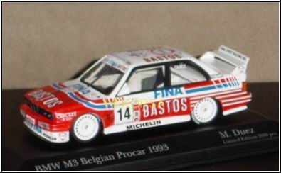 Модель 1:43 BMW M3 (E30) №14 «Fina-Bastos» Belgian Procar