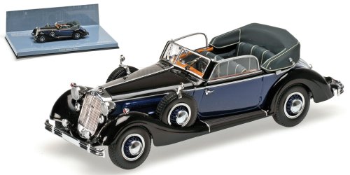horch 853a cabrio - black/blue (l.e.336pcs) 436012036 Модель 1:43