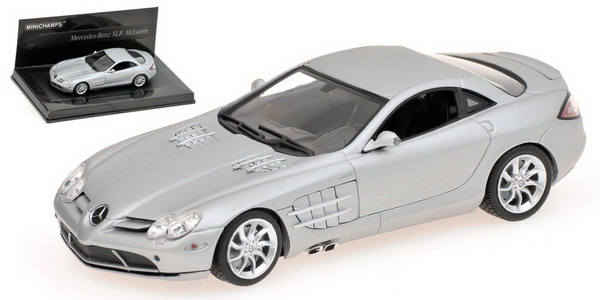 Модель 1:43 Mercedes-Benz SLR McLaren - matt silver