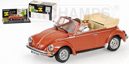 volkswagen beetle cabrio - brown met - berlin direkt 18.05.2001 436055140 Модель 1:43